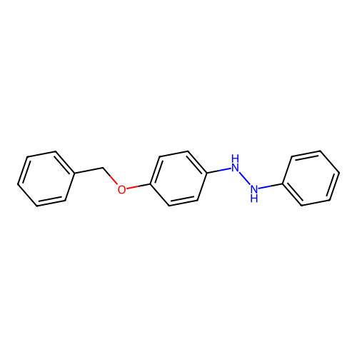 1-Phenyl-2-[4-(phenylmethoxy)phenyl]hydrazine structure