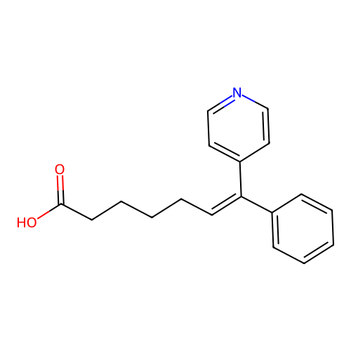 6-Heptenoic acid, 7-phenyl-7-(3-pyridinyl)- structure