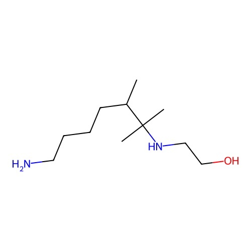 2-((6-Aminotrimethylhexyl)amino)ethanol structure