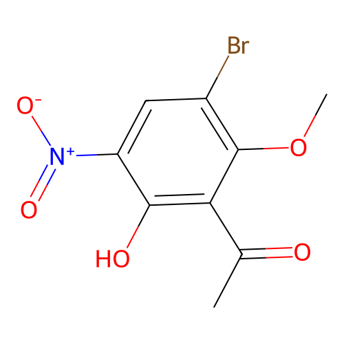 1-(3-Bromo-6-hydroxy-2-methoxy-5-nitrophenyl)ethanone structure