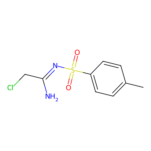 2-氯-N'-(4-甲基苯基)磺酰基乙脒 structure