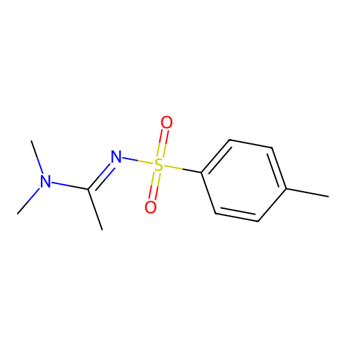 (1E)-N,N-dimethyl-N'-[(4-methylphenyl)sulfonyl]ethanimidamide structure