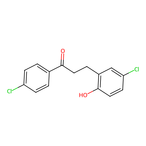 3-(5-Chloro-2-hydroxyphenyl)-1-(4-chlorophenyl)propan-1-one structure
