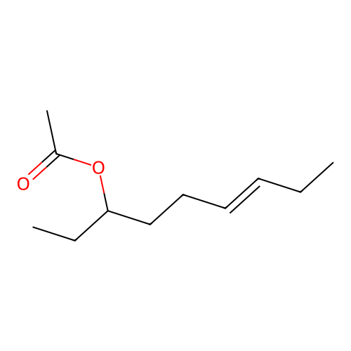 1-Ethylhept-4-enyl acetate structure