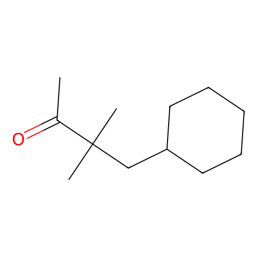 4-Cyclohexyl-3,3-dimethylbutan-2-one structure