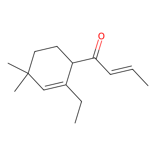 1-(2-Ethyl-4,4-dimethylcyclohex-2-en-1-yl)but-2-en-1-one structure