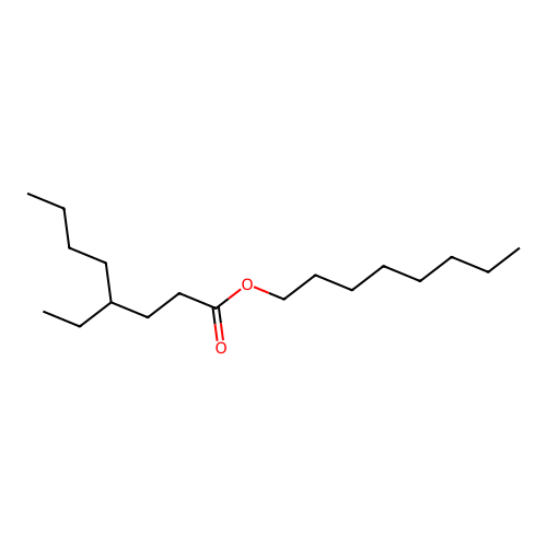 Octyl 4-ethyloctanoate structure