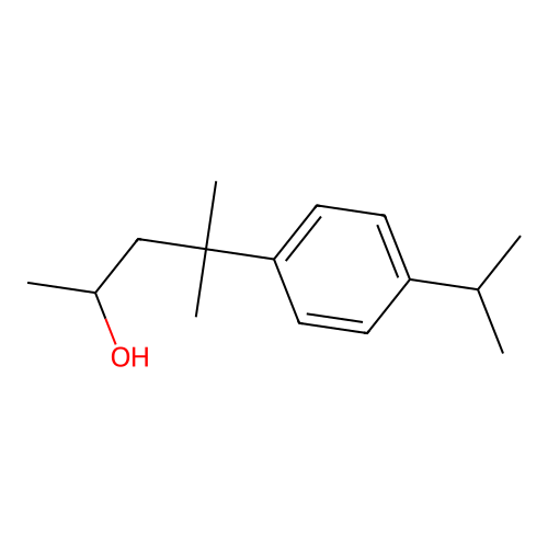 4-(p-Cumenyl)-4-methylpentan-2-ol structure