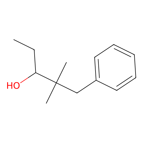 2,2-Dimethyl-1-phenylpentan-3-ol structure