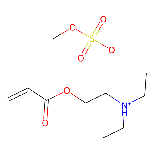 Diethyl(2-prop-2-enoyloxyethyl)azanium;methyl sulfate structure