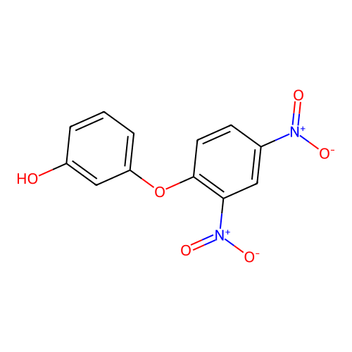 3-(2,4-Dinitrophenoxy)phenol structure