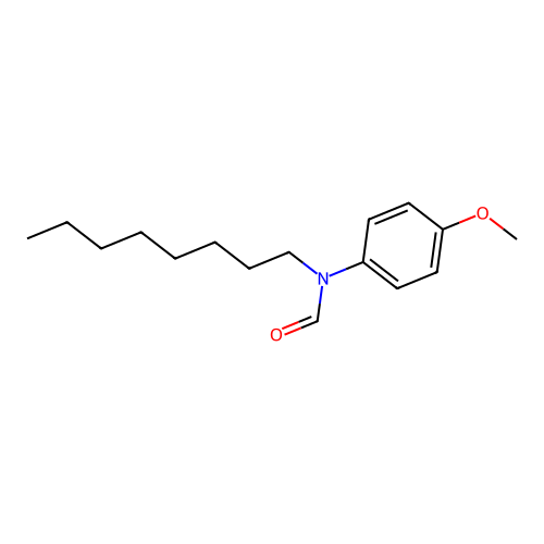 N-(4-Methoxyphenyl)-N-octylformamide structure