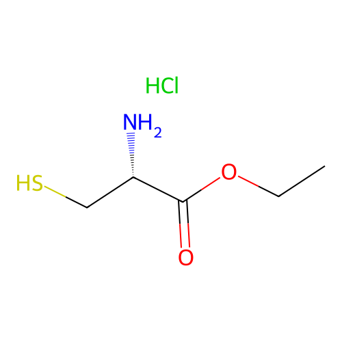 Ethyl cysteinate hydrochloride structure