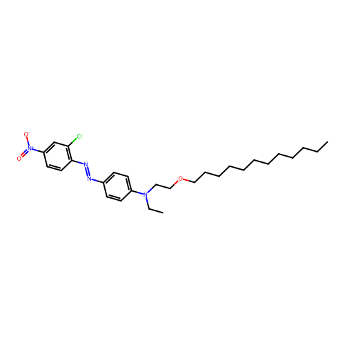 4-[(2-Chloro-4-nitrophenyl)azo]-N-[2-(dodecyloxy)ethyl]-N-ethyl-aniline structure
