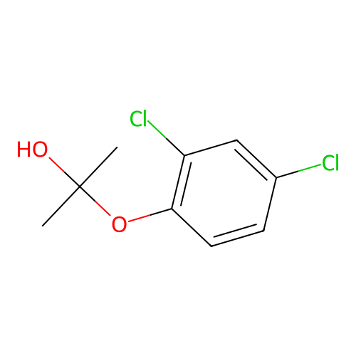 2-(2,4-Dichlorophenoxy)propan-2-ol structure