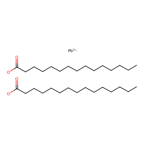 Lead pentadecanoate structure