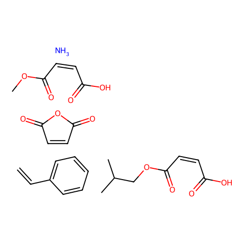 (C8-H12-O4.C8-H8.C5-H6-O4.C4-H2-O3)x-.x-H3-N structure