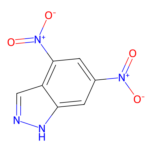 4,6-Dinitro-1H-indazole structure