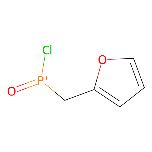 Phosphinic chloride, 2-furanylmethyl- structure