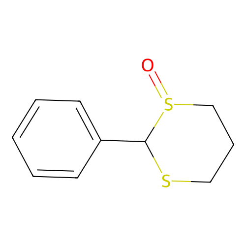 2-Phenyl-1,3-dithiane 1-oxide structure