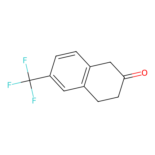 6-Trifluoromethyl-3,4-dihydro-1H-naphthalen-2-one structure