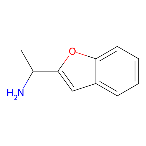 1-(1-Benzofuran-2-yl)ethan-1-amine structure