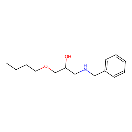 1-(Benzylamino)-3-butoxypropan-2-ol structure