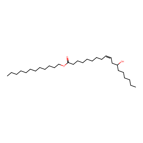 Dodecyl (R)-12-hydroxyoleate structure