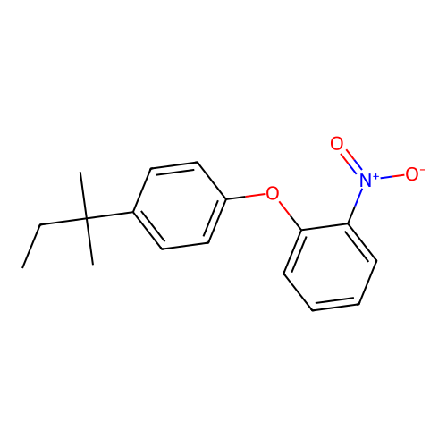 1-(1,1-Dimethylpropyl)-4-(2-nitrophenoxy)benzene structure