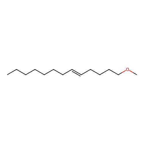 1-Methoxytridec-5-ene structure