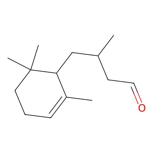 3-Methyl-4-(2,6,6-trimethylcyclohex-2-en-1-yl)butyraldehyde structure