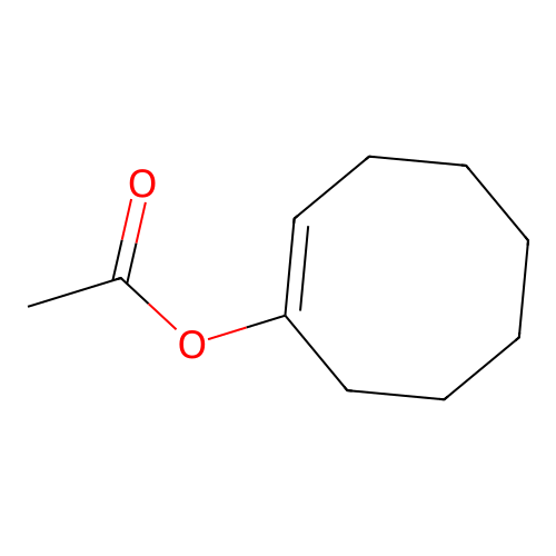Cycloocten-1-yl acetate structure