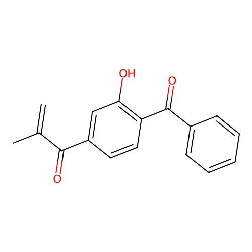 1-(4-Benzoyl-3-hydroxyphenyl)-2-methyl-2-propen-1-one structure