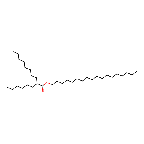 Octadecyl 2-hexyldecanoate structure