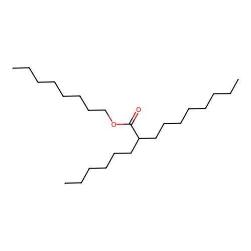 Octyl 2-hexyldecanoate structure