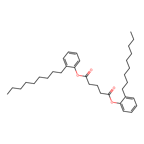 Bis(nonylphenyl) glutarate structure
