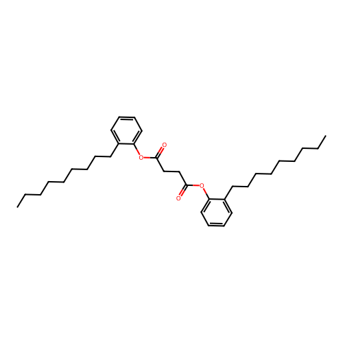 Bis(nonylphenyl) succinate structure