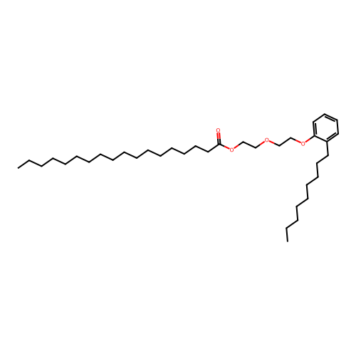 2-(2-(Nonylphenoxy)ethoxy)ethyl stearate structure