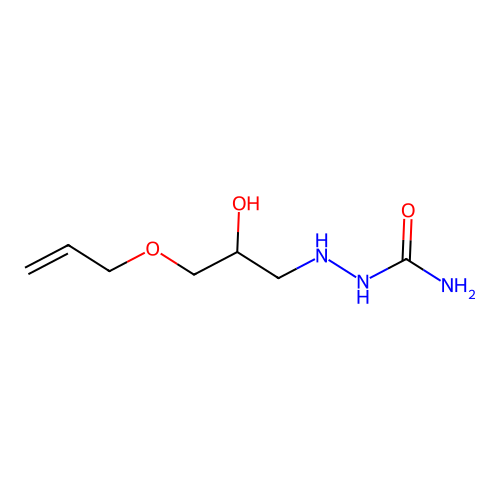 1-[3-(Allyloxy)-2-hydroxypropyl]semicarbazide structure