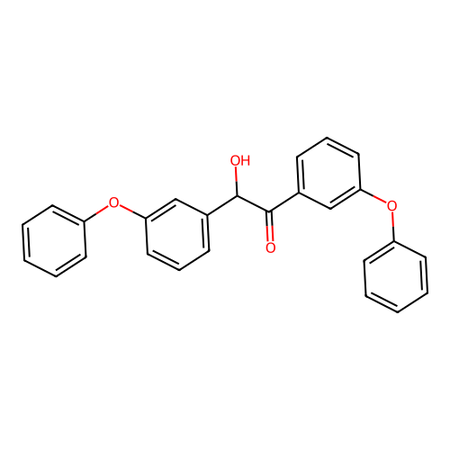 2-Hydroxy-1,2-bis(3-phenoxyphenyl)ethan-1-one structure