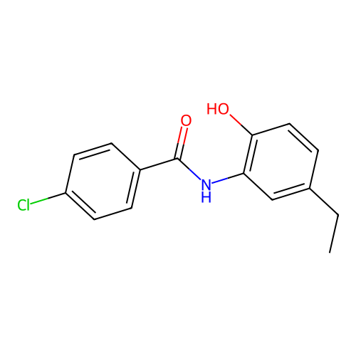 4-Chloro-N-(5-ethyl-2-hydroxyphenyl)benzamide structure