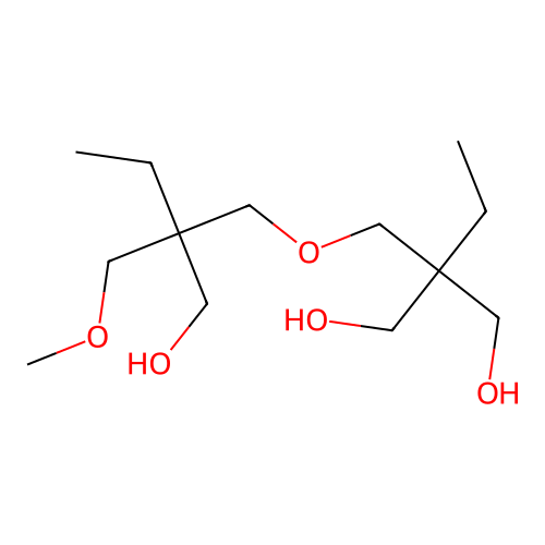 2-Ethyl-2-((2-(hydroxymethyl)-2-(methoxymethyl)butoxy)methyl)propane-1,3-diol structure