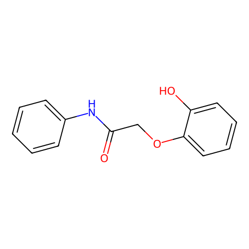 2-(2-Hydroxyphenoxy)-N-phenylacetamide structure