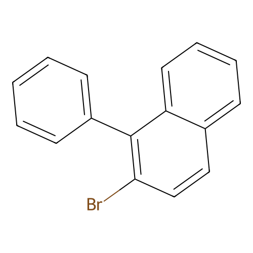 2-Bromo-1-phenylnaphthalene structure
