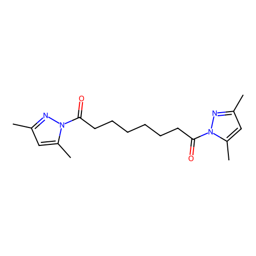 1,8-Bis(3,5-dimethylpyrazol-1-yl)octane-1,8-dione structure
