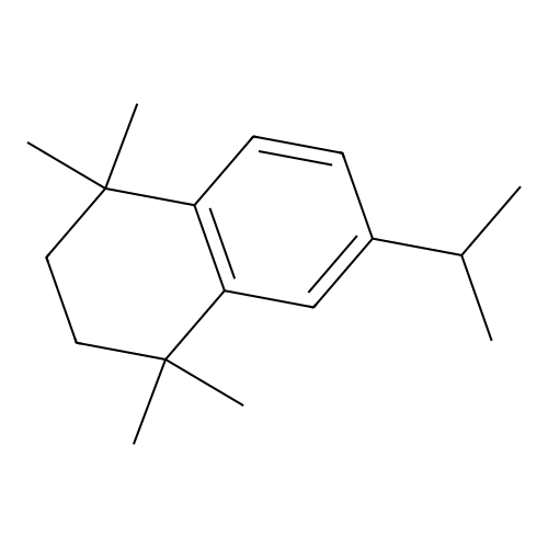 1,1,4,4-Tetramethyl-6-(propan-2-yl)-1,2,3,4-tetrahydronaphthalene structure