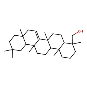 D-Friedoolean-14-en-23-ol, (4alpha)- structure