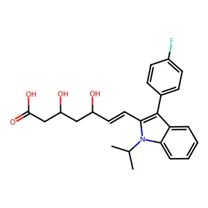 氟伐他汀 structure