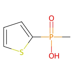 甲基(噻吩-2-基)膦酸 structure