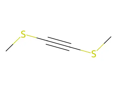 Acetylene, 1,2-dithiomethyl- structure